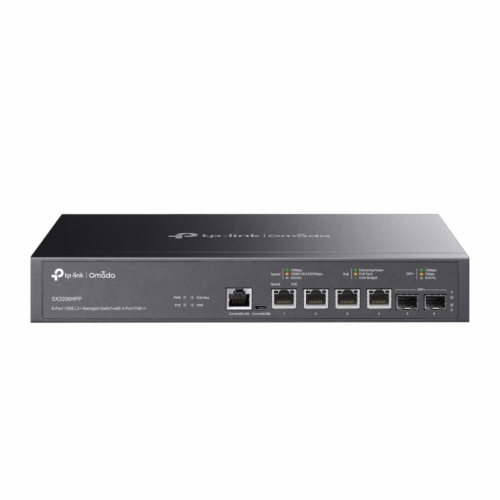 TP-Link Omada 6-Port 10GE L2+ Managed Switch with 4-Port PoE++