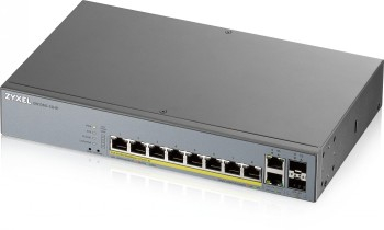 ZYXEL GS1350-12HP, 12 PORT MANAGED CCTV POE SWITCH, LONG RANGE, 130W (1 YEAR NCC PRO PACK LICENSE BUNDLED)