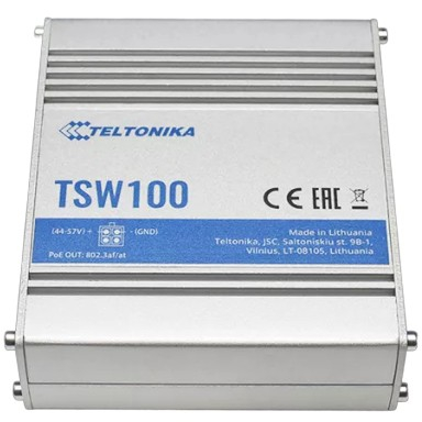 5P Teltonika TSW100 Industrial GSwitch 4x PoE+ (120W)