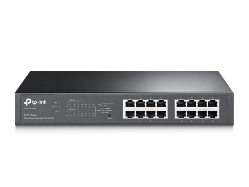 TP-Link TL-SG1016PE network switch Managed L2 Gigabit Ethernet (10/100/1000) Power over Ethernet (PoE) Black