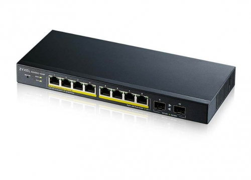 Zyxel Switch GS1900-10HP v2 8port L2 PoE 2xSFP 70W 802.3at 816343