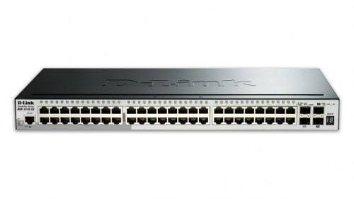 D-Link DGS-1510-52X/E network switch Managed L3 Gigabit Ethernet (10/100/1000) 1U Black