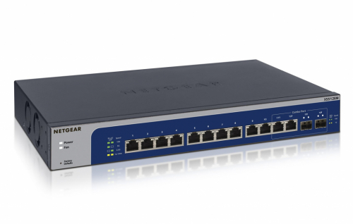 NETGEAR XS512EM Managed L2 10G Ethernet (100/1000/10000) 1U Blue, Grey