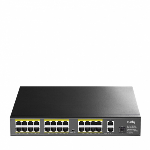 Cudy FS1026PS1 network switch Unmanaged Gigabit Ethernet (10/100/1000) Power over Ethernet (PoE) Black