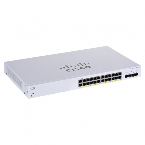 Cisco CBS220-24FP-4G network switch Managed L2 Gigabit Ethernet (10/100/1000) Power over Ethernet (PoE) White