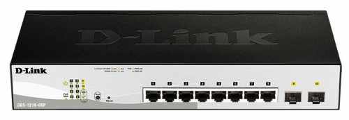 D-Link Switch DGS-1210-08P 8GE PoE 2SFP