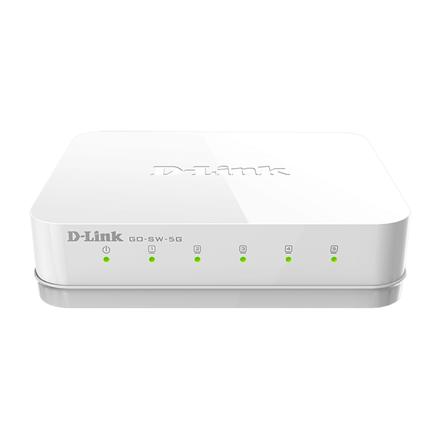 D-Link | Switch | GO-SW-5G/E | Unmanaged | Desktop | Gigabit Ethernet (copper) ports quantity 5 | Power supply type External