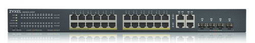 Zyxel Switch GS1920-24HPv2 28Port 24xGb and 4xGb 375W PoE NebulaFlex Cloud