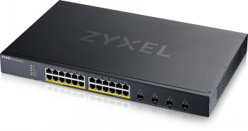 ZYXEL XGS1935-28HP, 28 PORT LITE-L3 SMART MANAGED POE SWITCH, 24X GIGABIT POE AND 4X 10G SFP+, HYBRID MODE, STANDALONE OR NEBULAFLEX CLOUD, 375 WATT POE