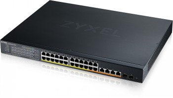 ZYXEL XMG1930-30HP, 24-PORT 2.5GBE SMART MANAGED LAYER 2 POE 700W 22XPOE+/8XPOE++ SWITCH WITH 4 10GBE AND 2 SFP+ UPLINK