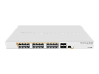 MIKROTIK CRS328-24P-4S+RM PoE Switch 24x RJ45 1000Mb/s 4x SFP+ Dual Boot PoE Budget 500W