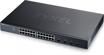 ZYXEL XGS1935-28, 28 PORT LITE-L3 SMART MANAGED SWITCH, 24X GIGABIT COPPER AND 4X 10G SFP+, HYBRID MODE, STANDALONE OR NEBULAFLEX CLOUD