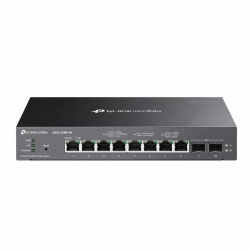 TP-LINK TP-Link SG2210XMP-M2 sw itch 8x2.5GE PoE+ 2SFP+