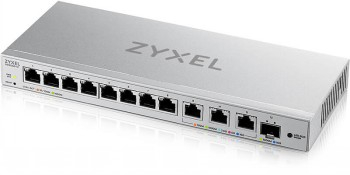 ZYXEL XGS1250-12 V2, 12-PORT GIGABIT WEBMANAGED DESKTOP SWITCH WITH 8 PORT 1G + 3-PORT MULTIGIG 1/2.5/5/10G + 1-PORT SFP+