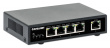 Intellinet 5-Port Gigabit Ethernet PoE+ Switch, Four PSE PoE Ports, IEEE 802.3at/af (PoE+/PoE) Compliant, PoE Power Budget up to 62 W, Desktop Format