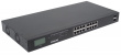 Intellinet 16-Port Gigabit Ethernet PoE+ Switch with 2 SFP Ports, LCD Display, IEEE 802.3at/af Power over Ethernet (PoE+/PoE) Compliant, 370 W, Endspan, 19