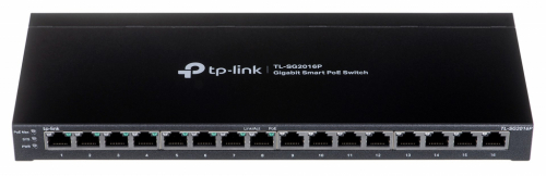 TP-Link TL-SG2016P network switch L2/L3/L4 Gigabit Ethernet (10/100/1000) Power over Ethernet (PoE) Black