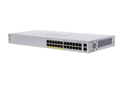 CBS110 UNMANAGED 24-PORT GE/PARTIAL POE 2X1G SFP SHARED