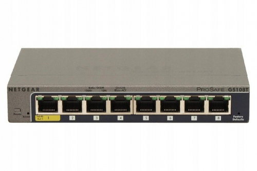 Netgear Switch Smart GS108T 8x1Gb