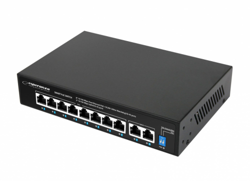 Esperanza ENS106 10-port Poe Switch 10/100 96W