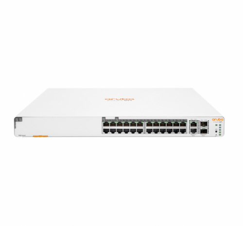 Aruba Instant On 1960 24G 20p Class4 4p Class6 PoE 2XGT 2SFP+ 370W Managed L2+ Gigabit Ethernet (10/100/1000) Power over Ethernet (PoE) 1U White