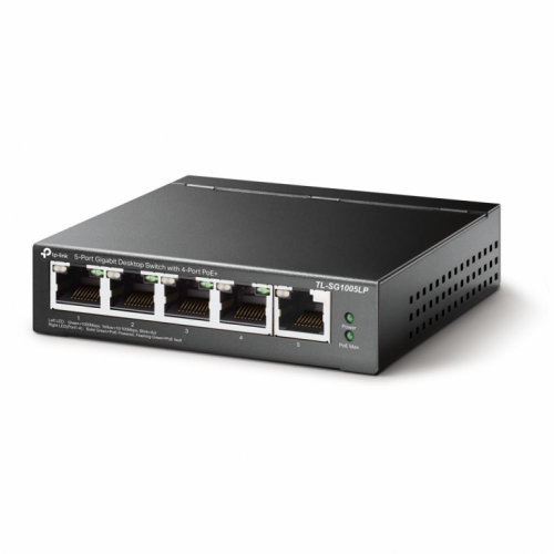 Switch|TP-LINK|Desktop/pedestal|5x10Base-T / 100Base-TX / 1000Base-T|PoE ports 1|TL-SG1005LP