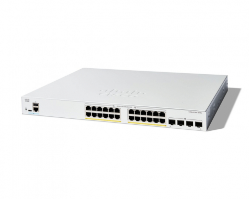 Cisco Catalyst 1200-24FP-4G Smart Switch, 24 Port GE, Full PoE, 4x1GE SFP, Limited Lifetime Protection (C1200-24FP-4G)