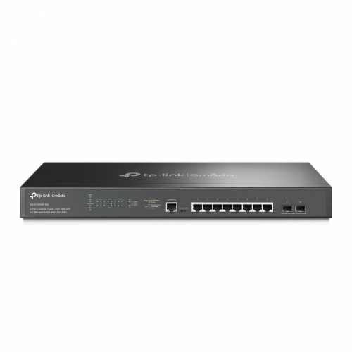 TP-Link Omada 8-Port 2.5GBASE-T and 2-Port 10GE SFP+ L2+ Managed Switch with 8-Port PoE+