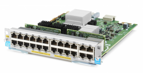 HPE Aruba Networking Aruba 20-port 10/100/1000BASE-T PoE+ / 4-port 1/2.5/5/10GBASE-T PoE+ MACsec v3 zl2 network switch module