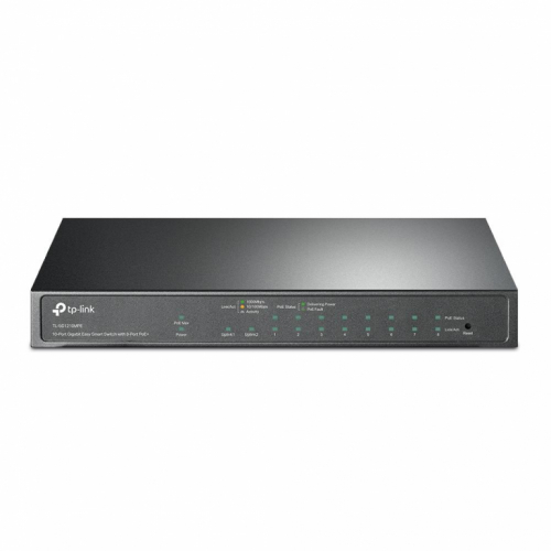 Switch|TP-LINK|Desktop/pedestal|9x10Base-T / 100Base-TX / 1000Base-T|1x10/100/1000BASE-T/SFP combo|PoE+ ports 8|123 Watts|TL-SG1210MPE