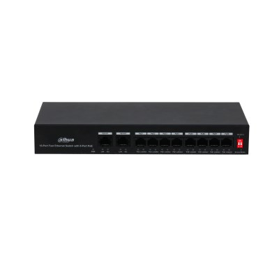 Dahua Technology PoE DH-PFS3010-8ET-65 network switch Fast Ethernet (10/100) Power over Ethernet (PoE) Black