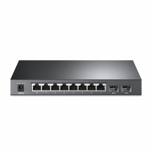 TP-Link JetStream 8-Port Gigabit Smart PoE+ Switch with 2 SFP Slots