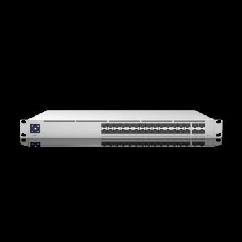 UBIQUITI 32-PORT, LAYER 3 SWITCH MADE FOR HIGH-CAPACITY 10G SFP+ AND 25G SFP28 CONNECTIONS.