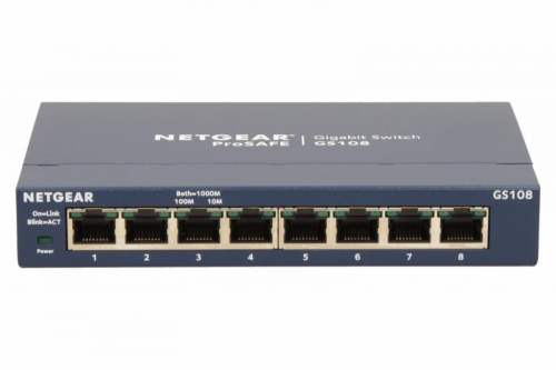 Netgear Switch Unmanaged Plus 8xGE - GS108GE