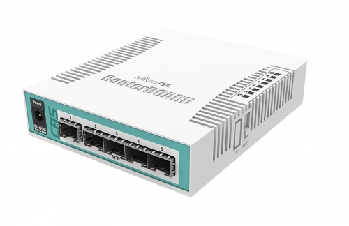 Mikrotik CRS106-1C-5S network switch Gigabit Ethernet (10/100/1000) Power over Ethernet (PoE) White WLONONWCREKRI