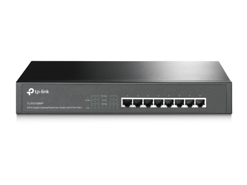 TP-Link TL-SG1008MP Unmanaged Gigabit Ethernet (10/100/1000) Power over Ethernet (PoE) 1U Black WLONONWCRAIP7