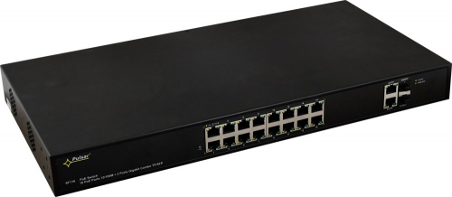 PULSAR SF116 network switch Managed Fast Ethernet (10/100) Power over Ethernet (PoE) 1U Black