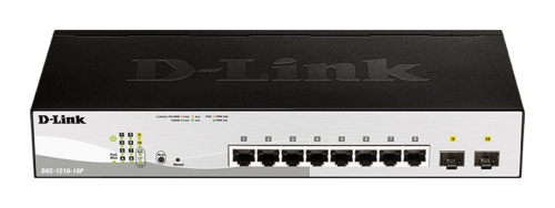 D-Link Switch DGS-1210-10P Switch 8GE PoE 2SFP