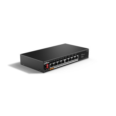 Dahua Technology PoE SF1008LP Unmanaged L2 Fast Ethernet (10/100) Power over Ethernet (PoE) Black