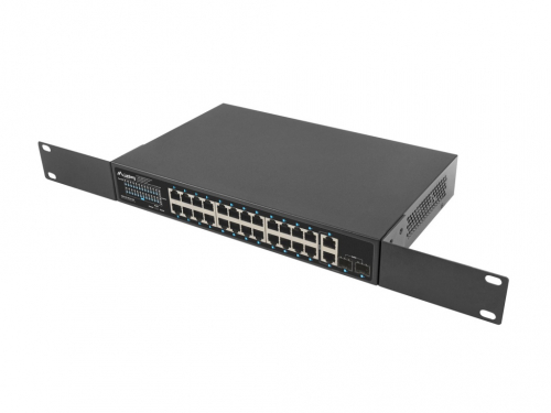 Lanberg RSGE-24P-2GE-2S-250 network switch Unmanaged