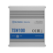 Teltonika | Industiral POE+ Swith | TSW100 | Unmanaged | Desktop | Gigabit Ethernet (copper) ports quantity 5 | Power over Ethernet (PoE) ports quantity 4 | PoE+ ports quantity 4 | 24 month(s)
