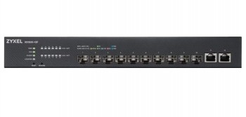 ZYXEL XS1930-12F, 10-PORT 10G SMART MANAGED FIBER SWITCH, 2 MULTI-GIGABIT PORTS, HYBRID MODE, STANDALONE OR NEBULAFLEX CLOUD