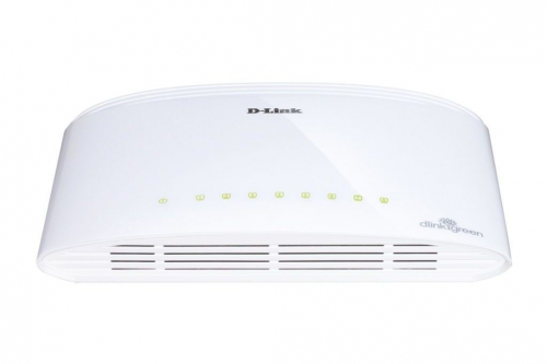 D-Link DGS-1008D switch L2 8x1GBE Desktop/Wall NO FAN