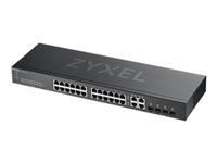 ZYXEL GS1920-24v2 28 Port Smart Managed Switch 24x Gigabit Copper and 4x Gigabit dual pers