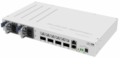 Mikrotik CRS504-4XQ-IN network switch Managed Fast Ethernet (10/100) Power over Ethernet (PoE) White