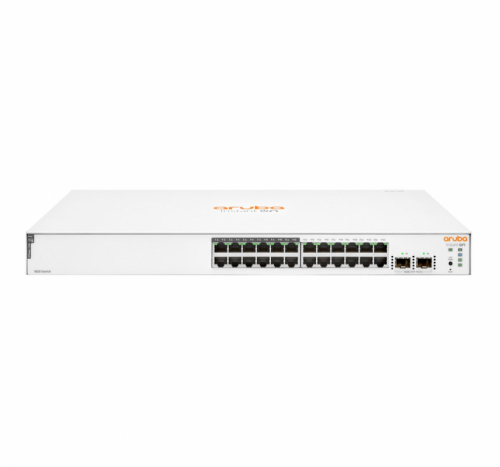 HPE Aruba Networking Aruba Instant On 1830 24G 12p Class4 PoE 2SFP 195W Managed L2 Gigabit Ethernet (10/100/1000) Power over Ethernet (PoE) 1U WLONONWCREKIU