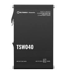 Switch|TELTONIKA|TSW040|8xRJ45|PoE+ ports 8|240 Watts|TSW040