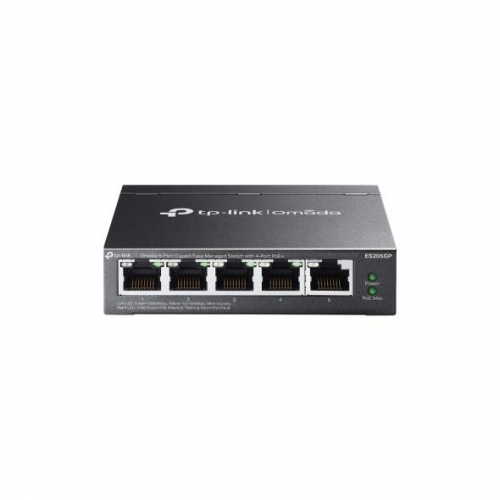 Switch|TP-LINK|Desktop/pedestal|5x10Base-T / 100Base-TX / 1000Base-T|PoE ports 4|ES205GP