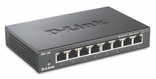 D-Link DGS-108 Black