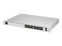 UBIQUITI USW-Pro-24 managed switch 24x 10/100/1000 2x SFP+ 1.3inch display